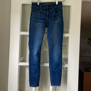 American Eagle dark wash jeggings, 4S